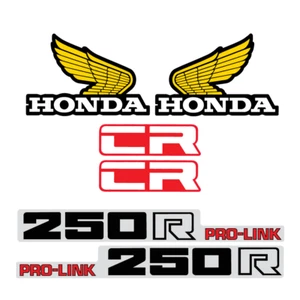 1982 Honda CR 250 Gas Tank, Side Panel, and Swingarm Decal Set - Picture 1 of 1