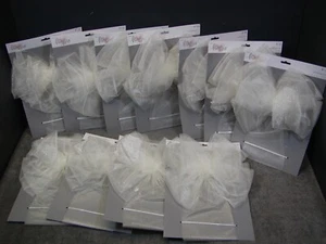 11 NEW IVORY 11x28" HIS & HERS WEDDING BOWS 906354 BY STUDIO - Picture 1 of 11