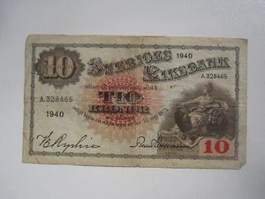 Suecia 1940 10 coronas - Imagen 1 de 2