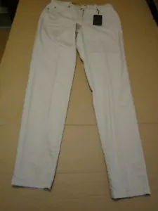 MADELEINE LADIES BEIGE LIGHTWEIGHT COTTON TROUSERS - SIZE UK 12 - BNWT - Picture 1 of 5