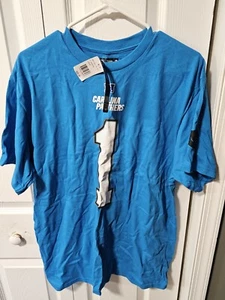 Carolina Panthers Cam Newton T-Shirt, blau, Herren Gr. L - Bild 1 von 2