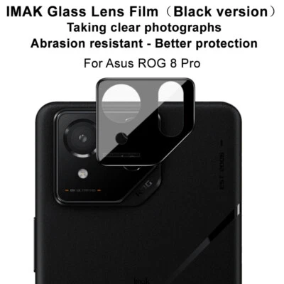 Imak Para Asus ROG Teléfono 8 Pro Cámara Lente Tapa Lente Película Protector Versión Negra Foto 1 de 4