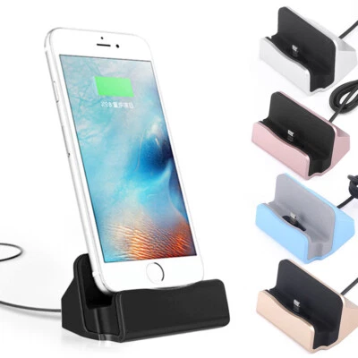 1pc Desktop charger dock for iPhone 5/5s/SE/5c/6/6s/6 Plus/6s Plus/7/7 Plus - Image 1 of 4