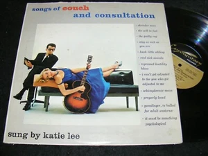 50s Folk Comdy LP Songs COUCH Consultation PSYCHIATRY SPOOF Tom Lehrer KATIE LEE - Picture 1 of 1