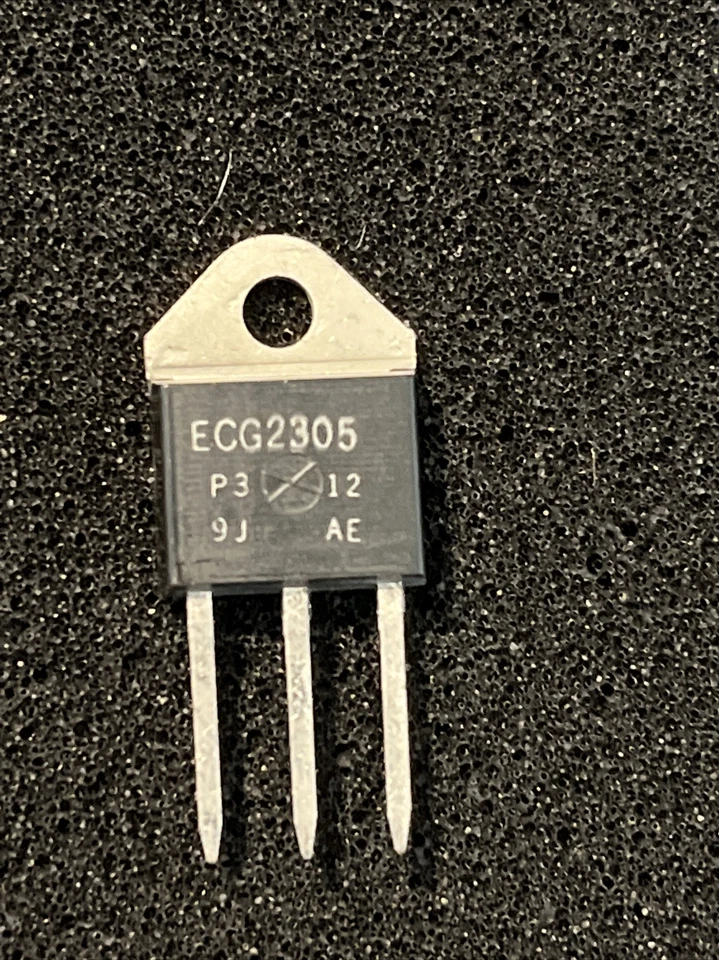 ECG2305 - NPN Transistor - Power Amp SW - TO218 Case - Replaces NTE2305 - NOS - Image 1 of 2