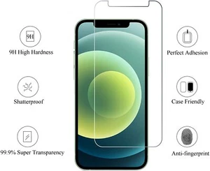 For iPhone 17/1615/14/13/12/11/XS/8/7 Clear Tempered Glass Screen Protector - Picture 1 of 36