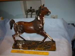 Rolling Rock Horse Statue large seldom seen version. - Picture 1 of 8