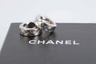 Chanel 18k White Gold Vintage Coco Crush Quilted Earrings (20.88g.)