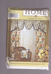 SIMPLICITY 8614 HOME WINDOW TREATMENTS ONE SIZE 7 PIECES NEW UNCUT - Picture 1 of 2