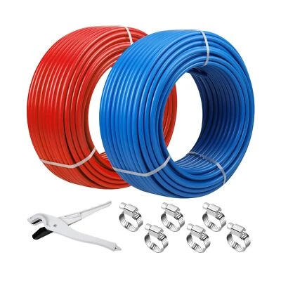 PEX Pipe 1/2 Inch 300ft 2 Rolls PEX Tubing EVOH PEX-B Pipe Non Oxygen Barrier... - Image 1 of 4