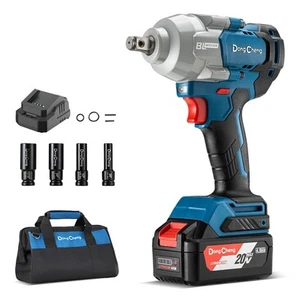 Chiave a percussione brushless 20 V, coppia elevata 515 ft-lbs, cavi a 4 velocità da 1/2 pollice... - Foto 1 di 9