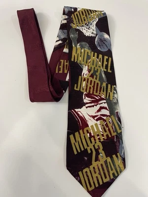 Corbata de baloncesto de seda Bugatchi Uomo Michael Jordan para hombre novedad Foto 1 de 4