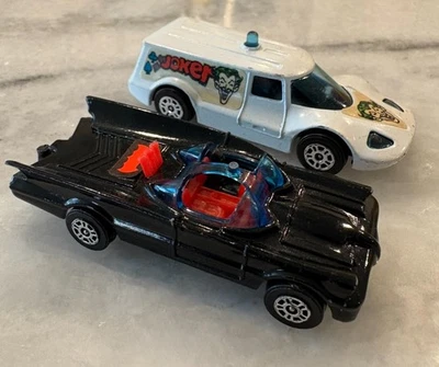 Vintage Corgi Juniors Batman & Joker Diecast Vehicle Set – UK Made - Image 1 of 4