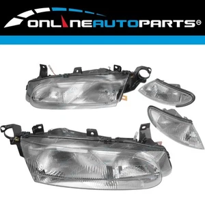 LH+RH Headlights and Corner Lights Kit for Ford Falcon EL 1996-1998 L+R Set Pair - Picture 1 of 7