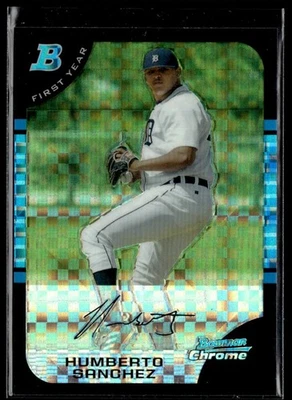 Humberto Sanchez 2005 Bowman Chrome X-Fractor /225 #228 Detroit Tigers - Image 1 of 2