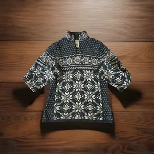 Ll Bean Women’s 0pa45 Cotton Wool Nordic Pullover Small Y2 - Picture 1 of 5