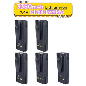 Batería de carga tipo C 5 piezas NNTN7335A 3350mAh para Motorola XTS1500 XTS2500 PR1500 - Imagen 1 de 12