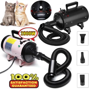 Power Dryer & Duster for Pet Dogs Cat Grooming Hair Dryer Heater Blaster Blower - Picture 1 of 14