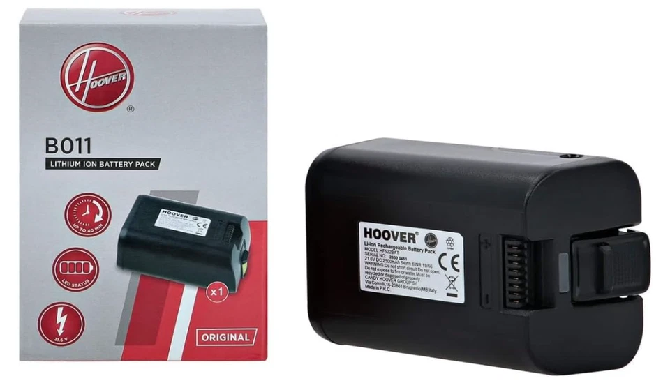 BATTERIA AL LITIO 21,6V 2,5 Ah 35602207 (B011) PER ASPIRAPOLVERI HOOVER - Imagen 1 de 4