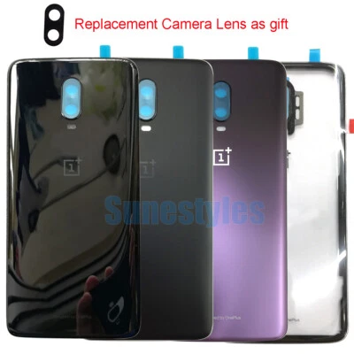 New OEM Genuine Housing Rear Glass Battery Back Cover For Oneplus 6T A6013 A6010 - Image 1 of 4