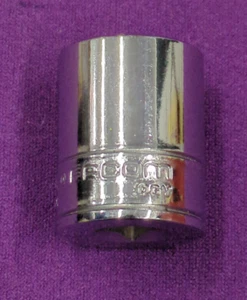 FACOM 1/4" DRIVE 6 POINT 13mm Shallow Socket OGV R13 - Picture 1 of 6