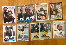 John Stallworth Pittsburgh Steelers Lot 10 Football Cards Topps