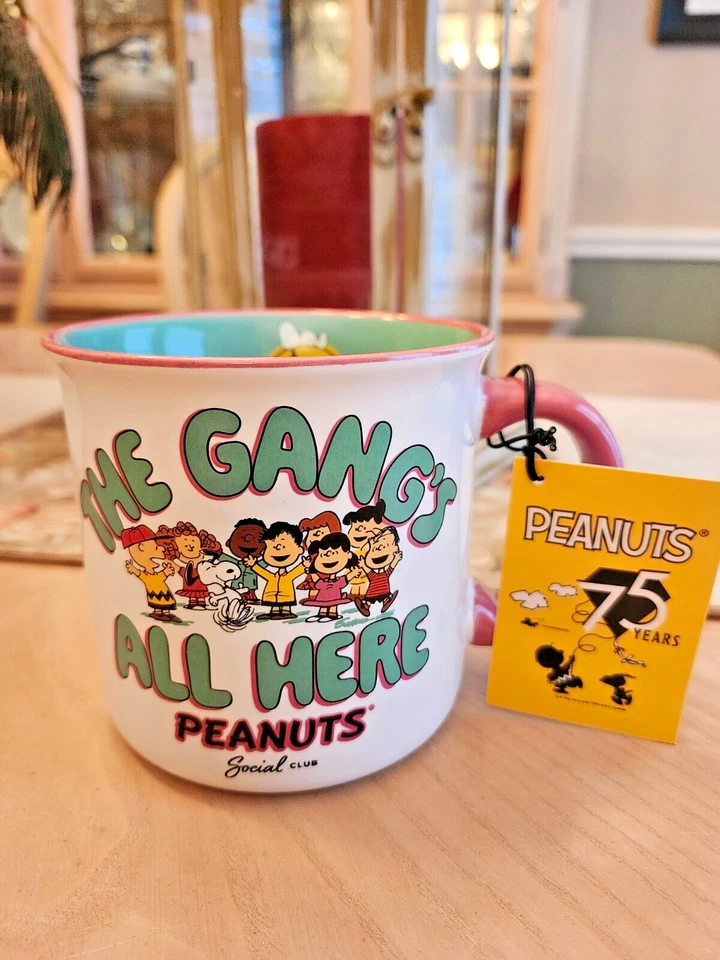 Peanuts Ceramic 21oz The Gang's All Here Coffee Mug BB02B49020
