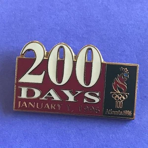Prendedor 200 días Juegos Olímpicos de Atlanta 1996 - Imagen 1 de 4
