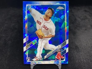 HIROKAZU SAWAMURA 2021 TOPPS CHROME UPDATE SAPPHIRE #US117 ROOKIE BASE / RED SOX - Picture 1 of 2