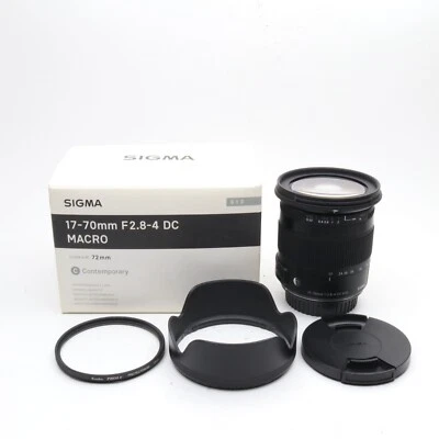 【Near Mint/W;Hood】SIGMA 17-70mm F/2.8-4 DC OS HSM Contemporary Canon from Japan - Image 1 of 4