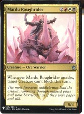 Magic The Gathering MTG Mystery Pack Card Mardu Roughrider