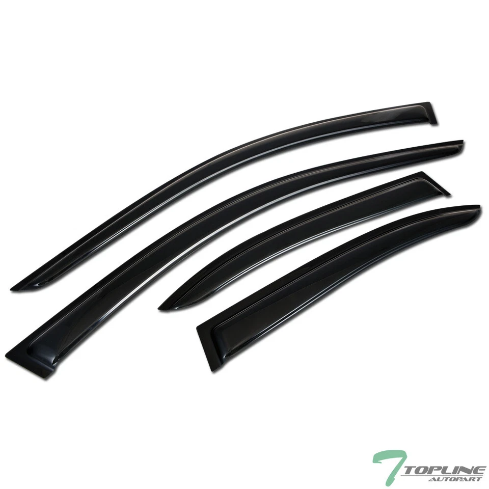 Topline For 1999-2005 VW Jetta/Bora Mk4 Sun Rain Guard Vent Shade Window Visors Foto 1 de 4