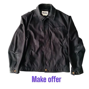 Cintas Mens Lightweight Jacket Black Size Medium - Picture 1 of 11