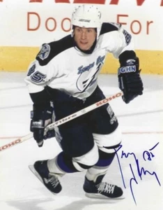 Signiertes 8x10 PETR KLIMA Tampa Bay Blitz signiertes Foto mit Coa - Bild 1 von 1