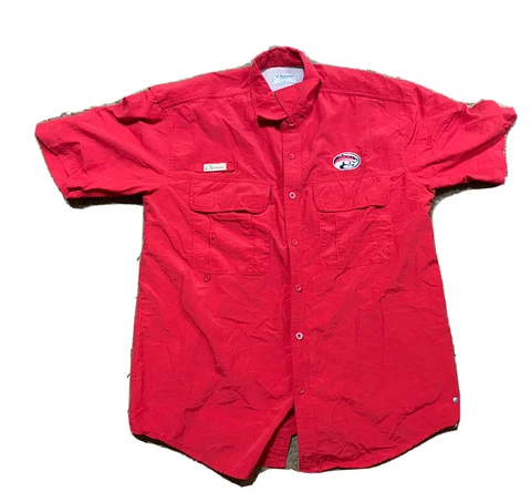 Houston Cougars | Men’s Large Casual Short-Sleeve Button-Shirt Cover