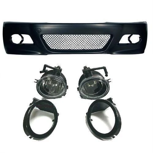 PARECHOC PARE CHOC M3 EN ABS BMW SERIE 3 E46 BERLINE 98-05 + 2 ANTIBROUILLARD - Photo 1/1