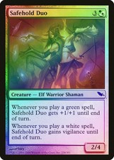 Safehold Duo FOIL Shadowmoor HEAVILY PLD White Green Common MAGIC CARD ABUGames