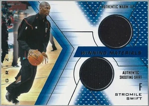 2001-02 SPx Winning Materials Stromile Swift Game-Used Warm-Up & Shirt #SS - Bild 1 von 2