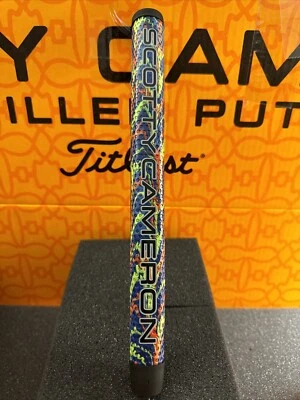 Scotty Cameron 定制商店迷幻领带染色迷彩斗牛士中型推杆握把 — 第 1/3 张图片