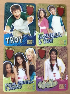 Topps High School Musical 2 Trading Game Card Bundle - 4 Screen Card Bundle - SC