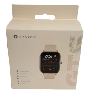 AmazFit GTS Model A1914 Fitness Tracking Smartwatch GPS, Desert Gold NEW Sealed. - Picture 1 of 6
