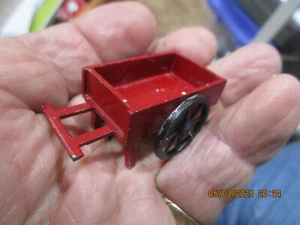 MINATOY N.Y. Metal R.R. Carro de Mano "O" Escala 2" ACCESORIO FERROVIARIO Juguete Vintage - Imagen 1 de 6