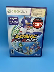 Sonic Free Riders (Microsoft Xbox 360, 2010) Complete CIB GOOD Requires Kinect - Picture 1 of 3