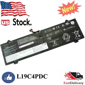 L19C4PDC NEW L19L4PDC SB10Z26481 Battery For Lenovo Yoga 7-14ITL5 7-15ITL5 - Picture 1 of 2