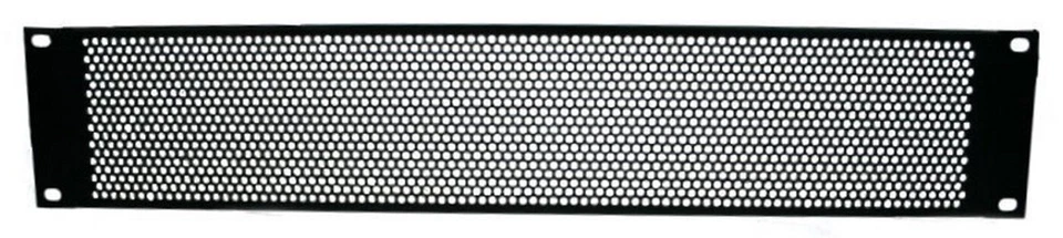 Adam Hall 87222 VR 2U Lüftungs Rackblende Rundloch 19 Zoll Rack Belüftung Blende - Bild 1 von 1