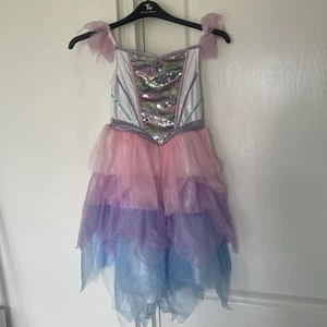 Ariel Mermaid Dress Up Princess Dress Age 9-10 Years Girl Princess By TU - Picture 1 of 11