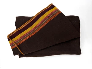 Manta Textil Manta Andina Peruana Vintage Manta Decoración Hecha a Mano 34x39" - Imagen 1 de 9