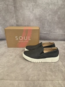 Soul W-SZ 6,5M BLK SLIP ONS Anprobiert Retoure - Bild 1 von 5
