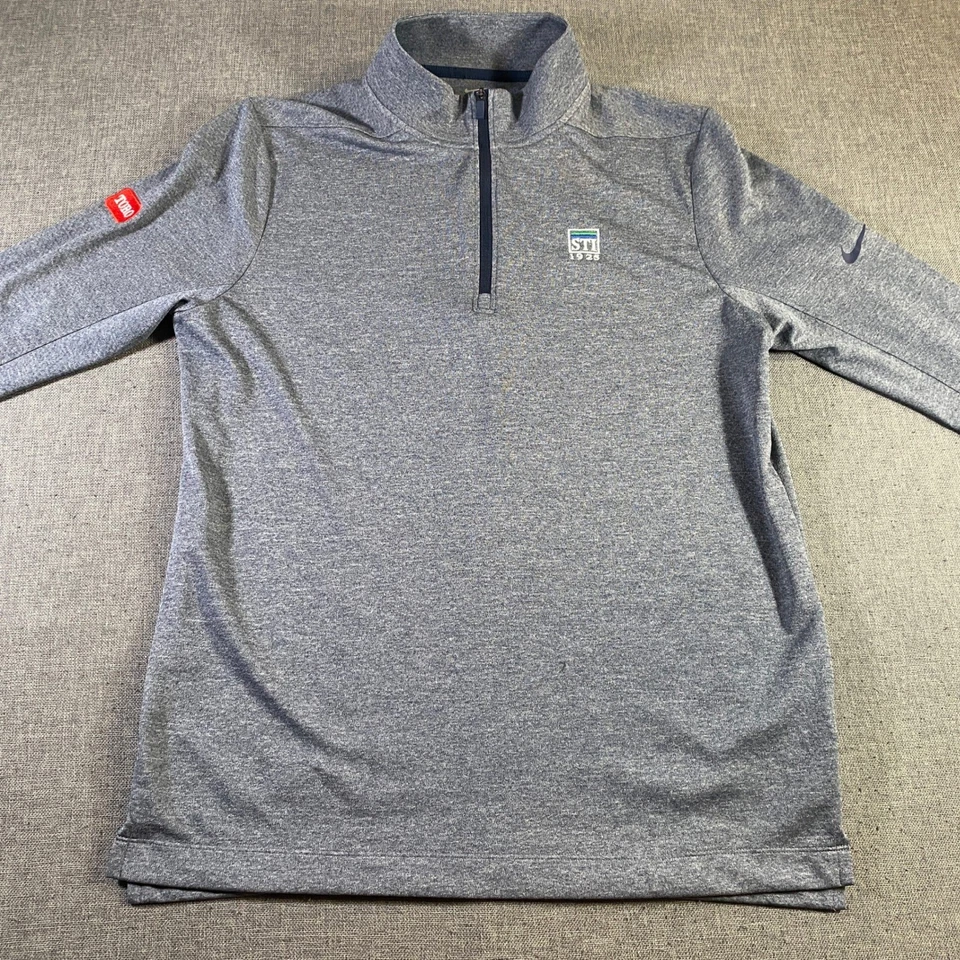 Рубашка для гольфа мужская Nike Dri-FIT STI Toro 1925 серая пуловер средняя - Изображение 1 из 4