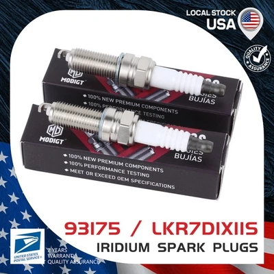 4x bujías de iridio LKR7DIX11S 93175 aptas para repuesto Acura RDX 2013-2018 Foto 1 de 4